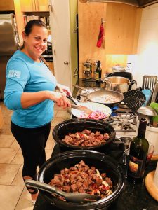 Valarie Nat of Unstoppable Foodie, Beef Bourguignon, French Cooking